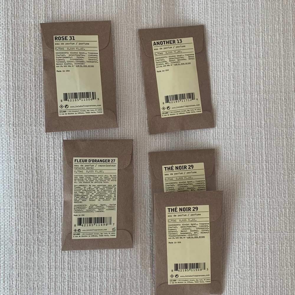 new le labo samples